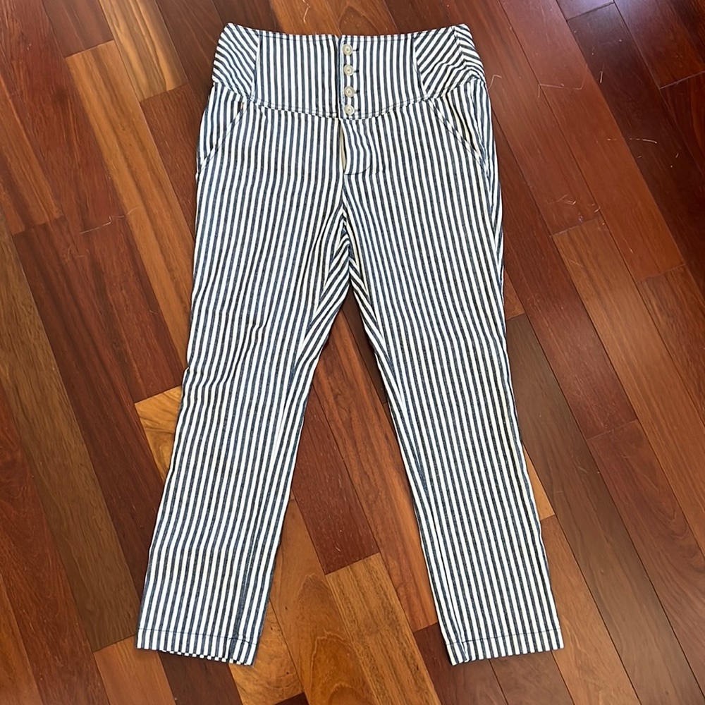 Free People Striped Pants, US 10.